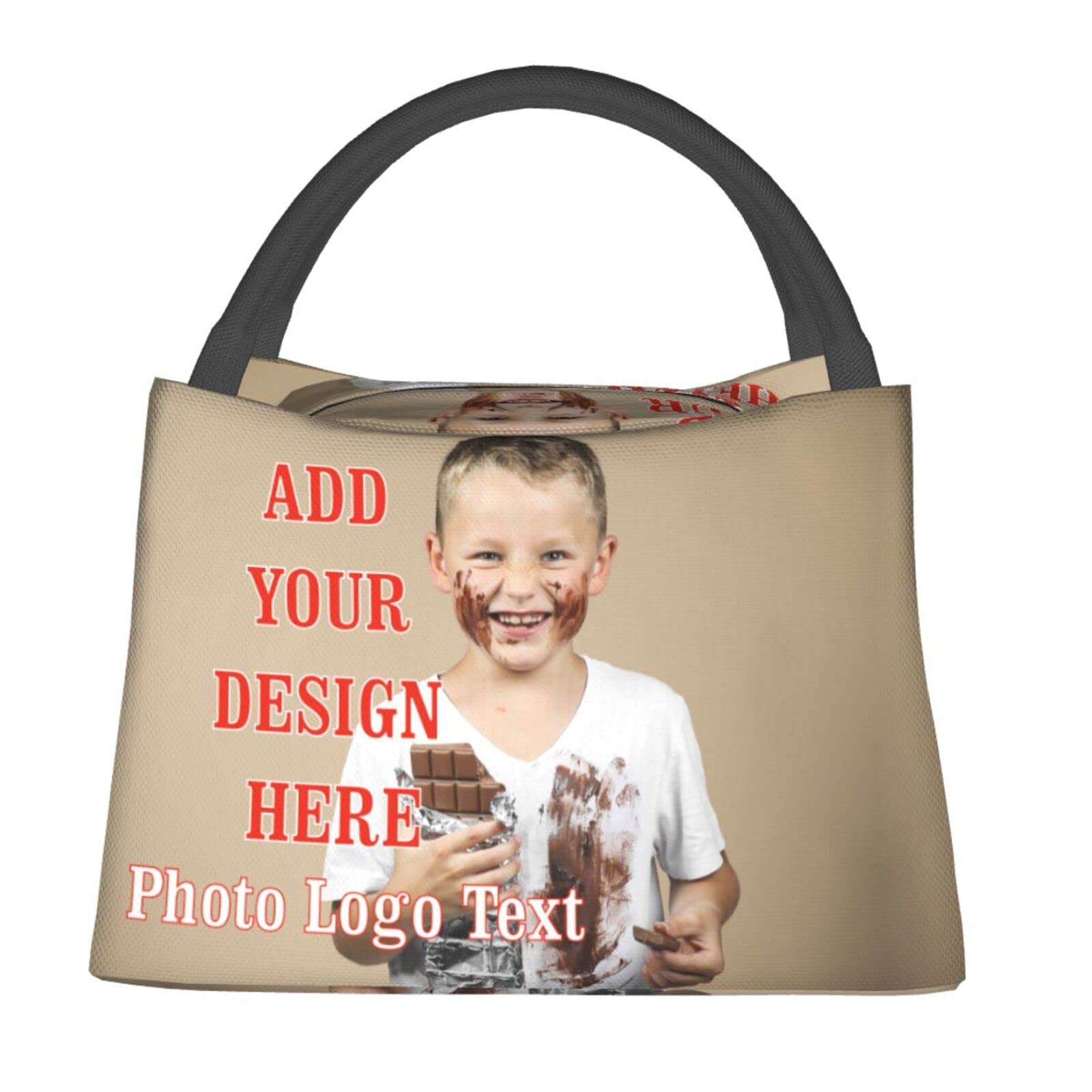 Personalized Insulated Lunch Bag for Women & Men - Custom Thermal Lunch Box with Freezable Containers - Leakproof Cooler Tote for Work, Office, School, Picnic & Travel - Ideal for Adults & Kids