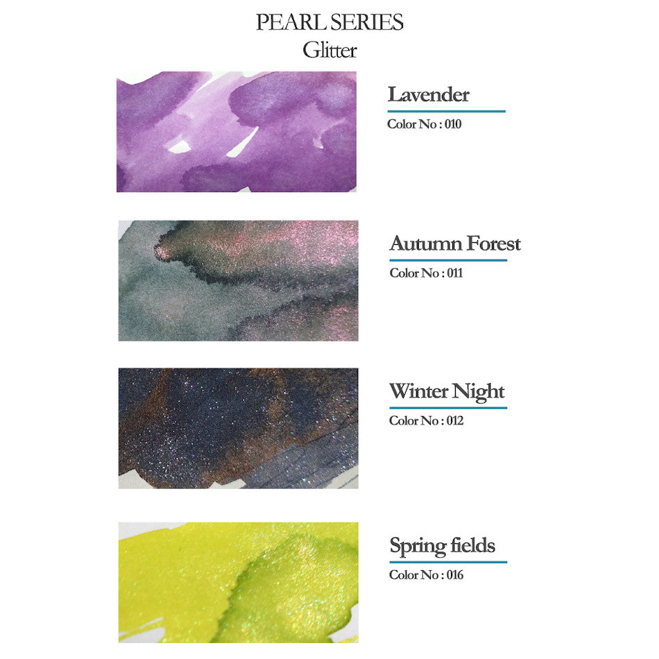 Dominant Industry Pearl Bottled Ink - 25ml Vibrant Shimmering Ink for Calligraphy, Art & Journaling - Perfect for Fountain Pens, Dip Pens & Creative Projects