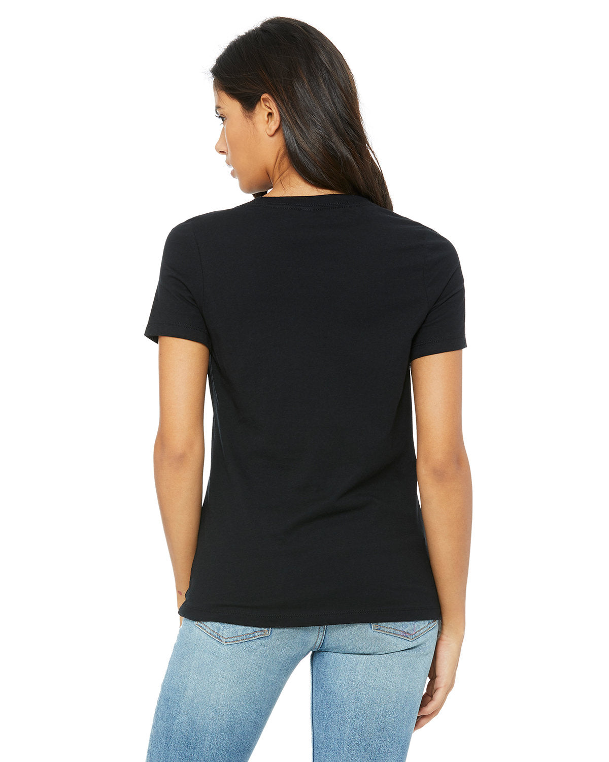 Bella + Canvas 6405 Women's Relaxed Fit Jersey V-Neck T-Shirt - Soft & Comfortable Casual Tee for Everyday Wear, Workout, and Lounge