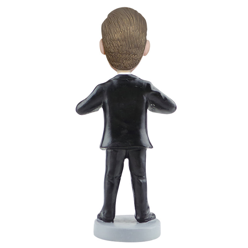 Personalized Dad Bobblehead - Custom Photo Bobblehead Figurine | Unique Father's Day Gift, Birthday Present for Dad | Perfect for Office Desk, Home Decor, and Special Occasions