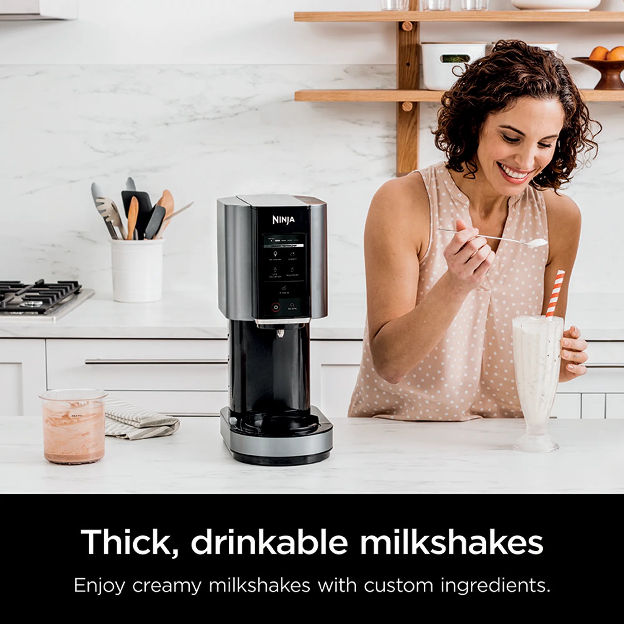 Ninja Creami Ice Cream Maker - Homemade Frozen Treats Machine for Gelato, Sorbet & Milkshakes - Perfect for Parties, Desserts & Healthy Snacks