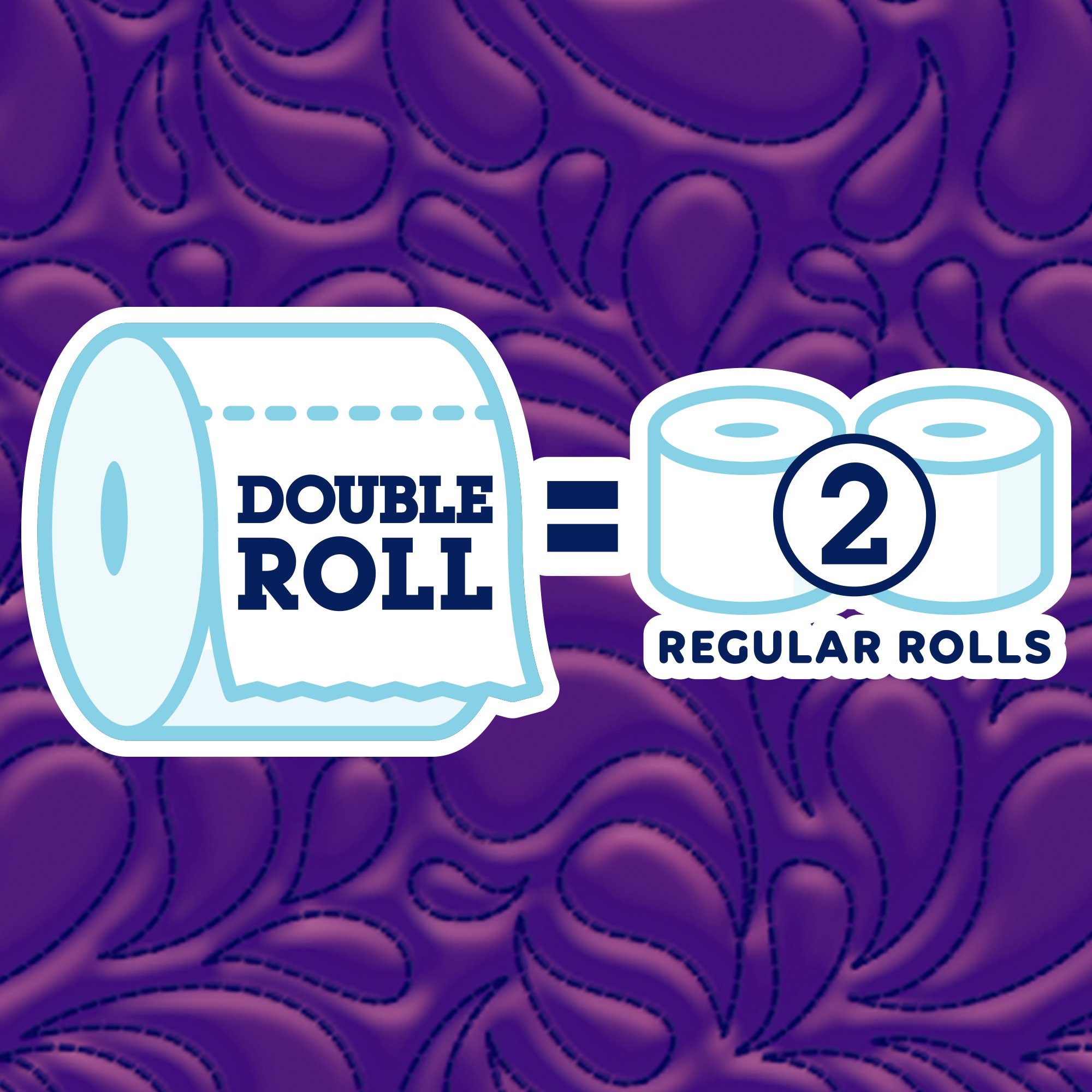 Quilted Northern Ultra Plush Toilet Paper - 12 Double Rolls (24 Regular Rolls Equivalent) | Soft & Strong Bathroom Tissue for Home & Office Use