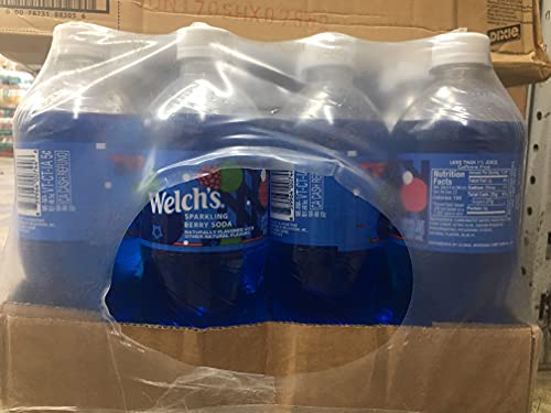 Welch's Sparkling Berry Soda - 20 Fl.oz Cans (24 Pack) | Refreshing Mixed Berry Flavored Carbonated Drink | Perfect for Parties, Picnics & Family Gatherings