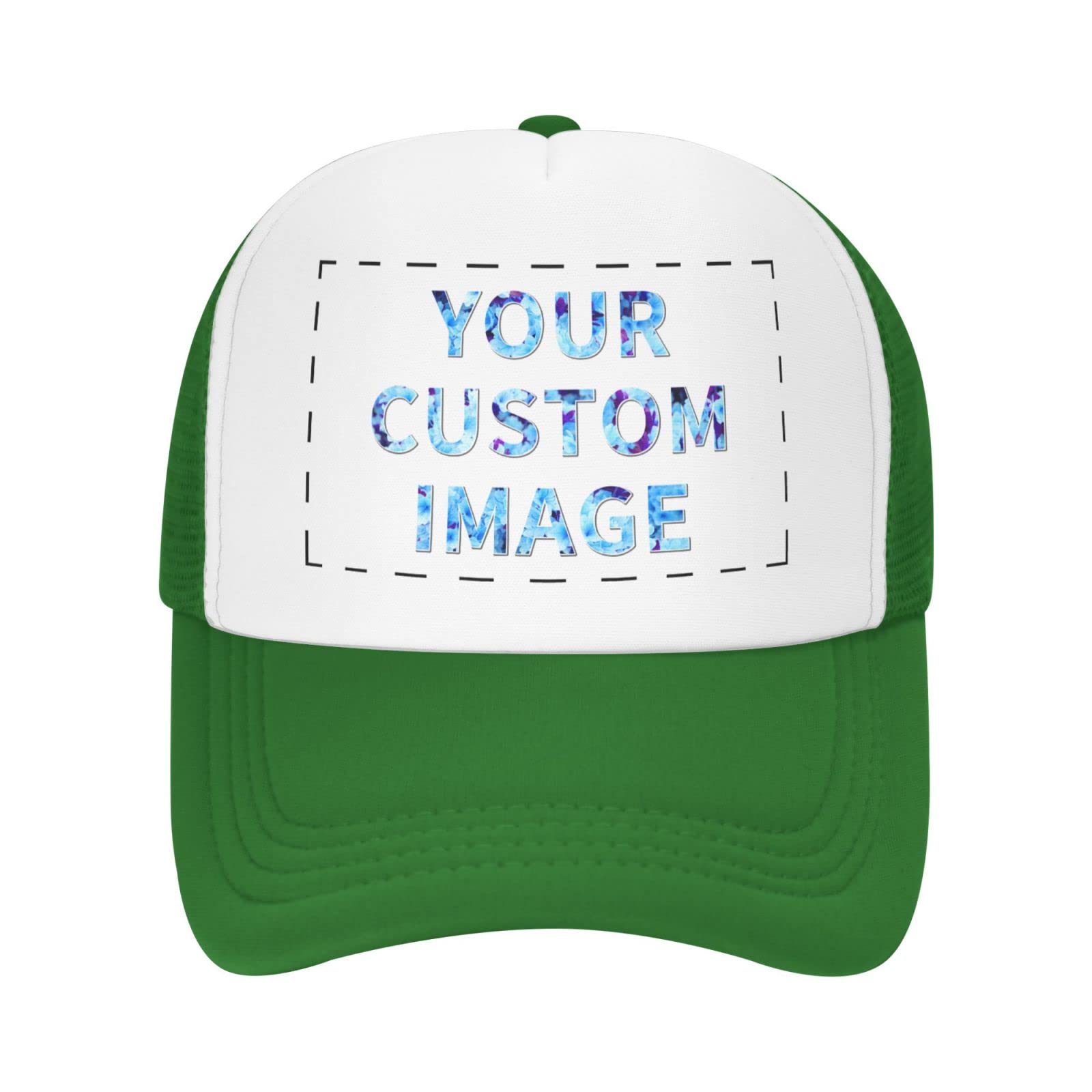 Custom Trucker Hats for Men & Women - Personalized Photo Baseball Caps - Design Your Own Hat - Black - Perfect for Sports, Outdoor Activities & Fashion Accessories