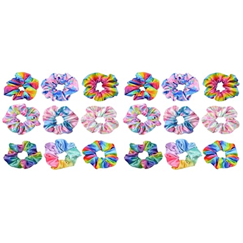 Bestoyard 18-Pack Hair Elastics & Scrunchies for Women & Girls - Soft Stretch Hair Bands for Ponytails, Braids & Everyday Use