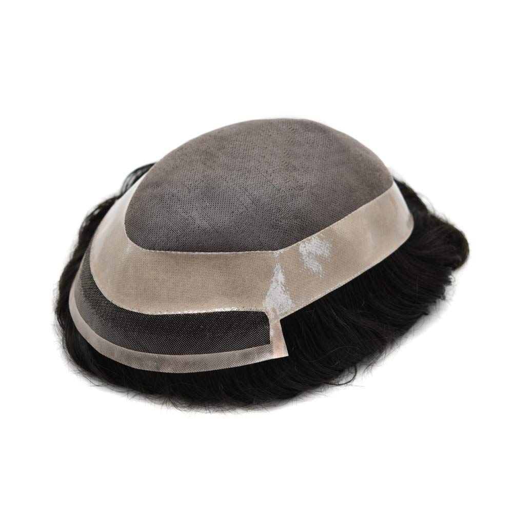 Premium Mono Men's Hair System Toupee - 6