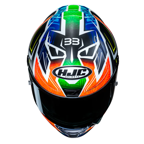 RPHA 1 BINDER REPLICA 2024 - Premium Motorcycle Racing Helmet for Track & Street Riding - Lightweight & Aerodynamic Design for Maximum Safety & Comfort