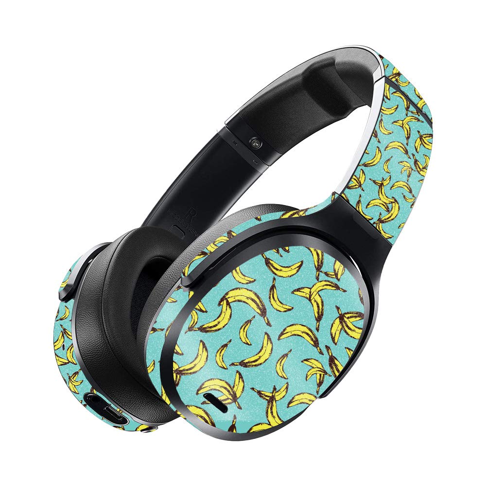 Skullcandy Crusher ANC Glossy Glitter Skin - Bananas Design | Protective Vinyl Wrap with Durable High-Gloss Finish | Easy to Apply & Remove | Made in USA | Perfect for Personalizing Headphones, Gaming Gear & Tech Accessories