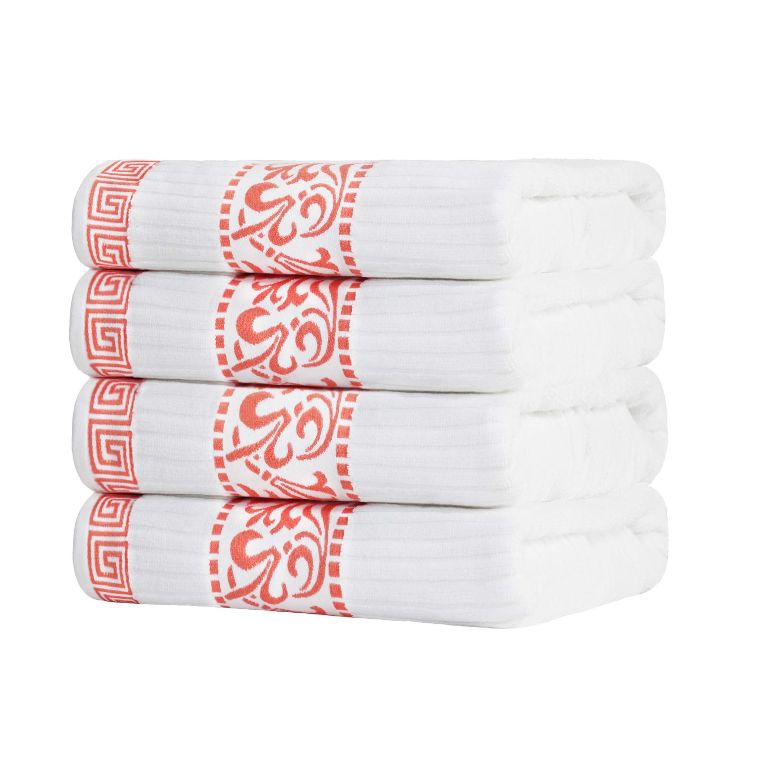 White/Coral