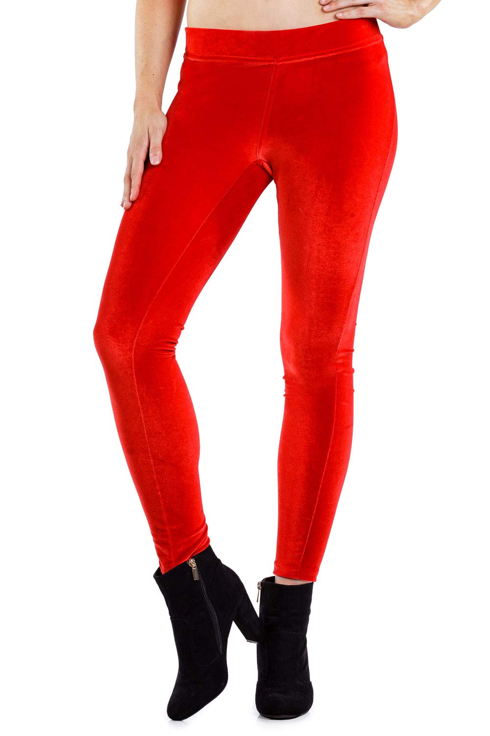 Festive Christmas Leggings for Women - High Waist & Mid Rise Holiday Themed Leggings - Comfy Party Outfit for Xmas Gatherings, Office Celebrations & Winter Vacations