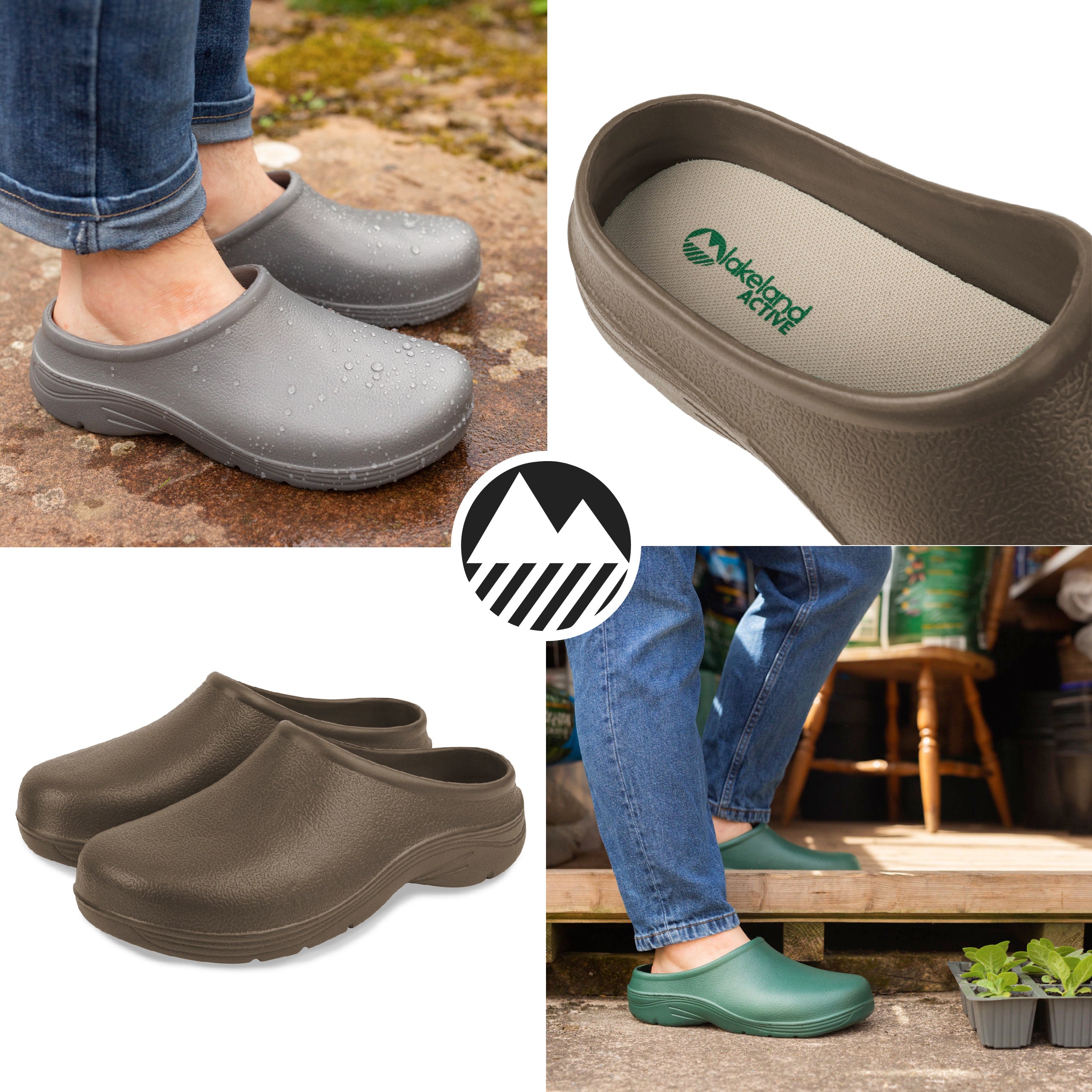 Men's Lorton Garden & Work Clogs - Comfortable Slip-Resistant Outdoor Shoes for Gardening, Landscaping & Yard Work