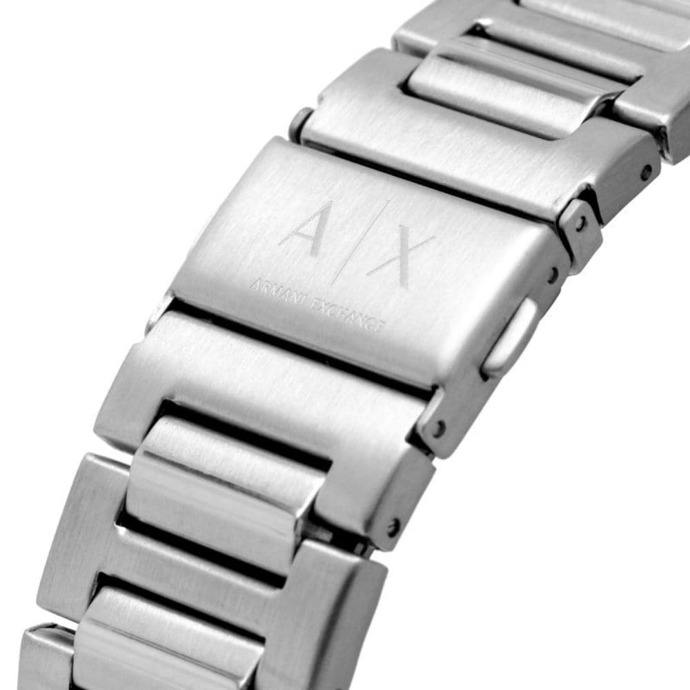 Armani Exchange AX1733 Men's Watch - Black Dial, Silver Stainless Steel Strap for Business & Casual Wear | Water Resistant & Durable Design