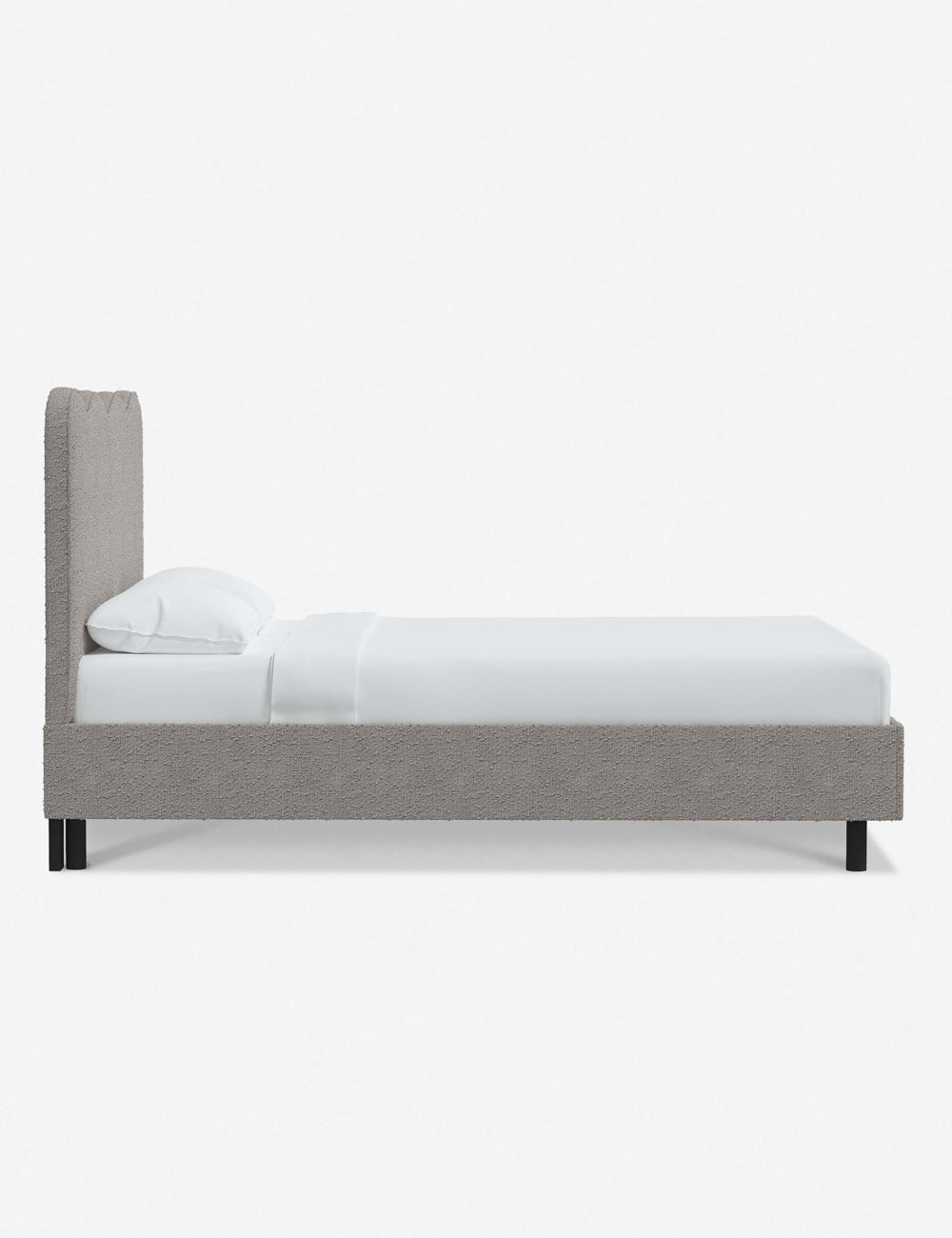 Clementine Platform Bed Frame - Modern Wooden Bed with Sturdy Slat Support, Queen Size | Perfect for Minimalist Bedroom & Small Space Living