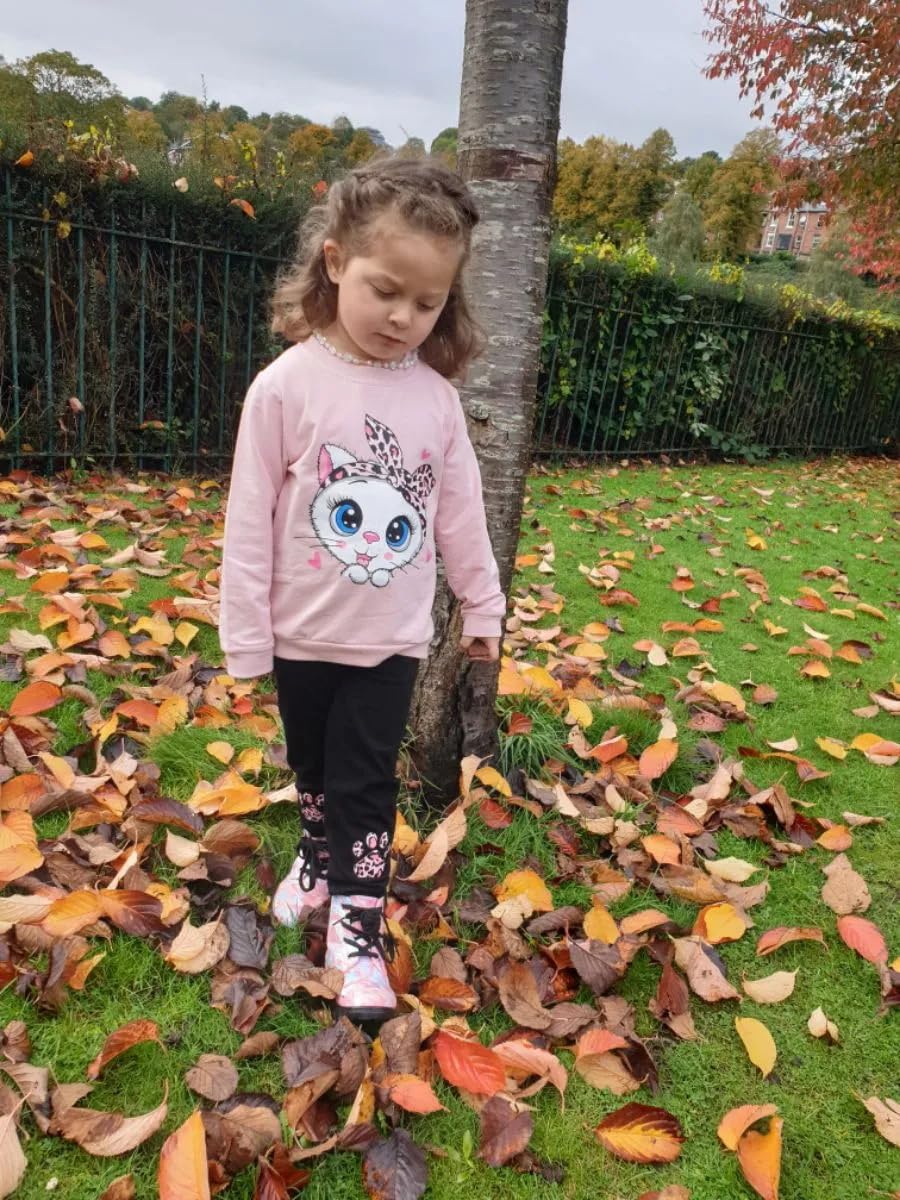 Toddler Baby Girls Long-Sleeve Tie-Dye Hoodie & Joggers Outfit Set - Cute Matching Hooded Sweatshirt & Pants for Playdates, Preschool & Family Photos