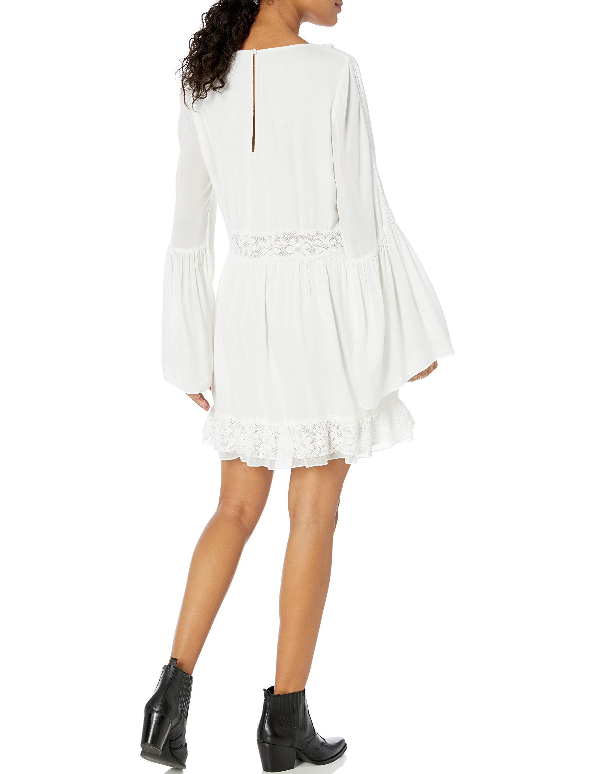 Show Me Your Mumu Women's Sicily Mini Dress - White, XS | Flowy Summer Dress for Beach, Vacation & Casual Outings