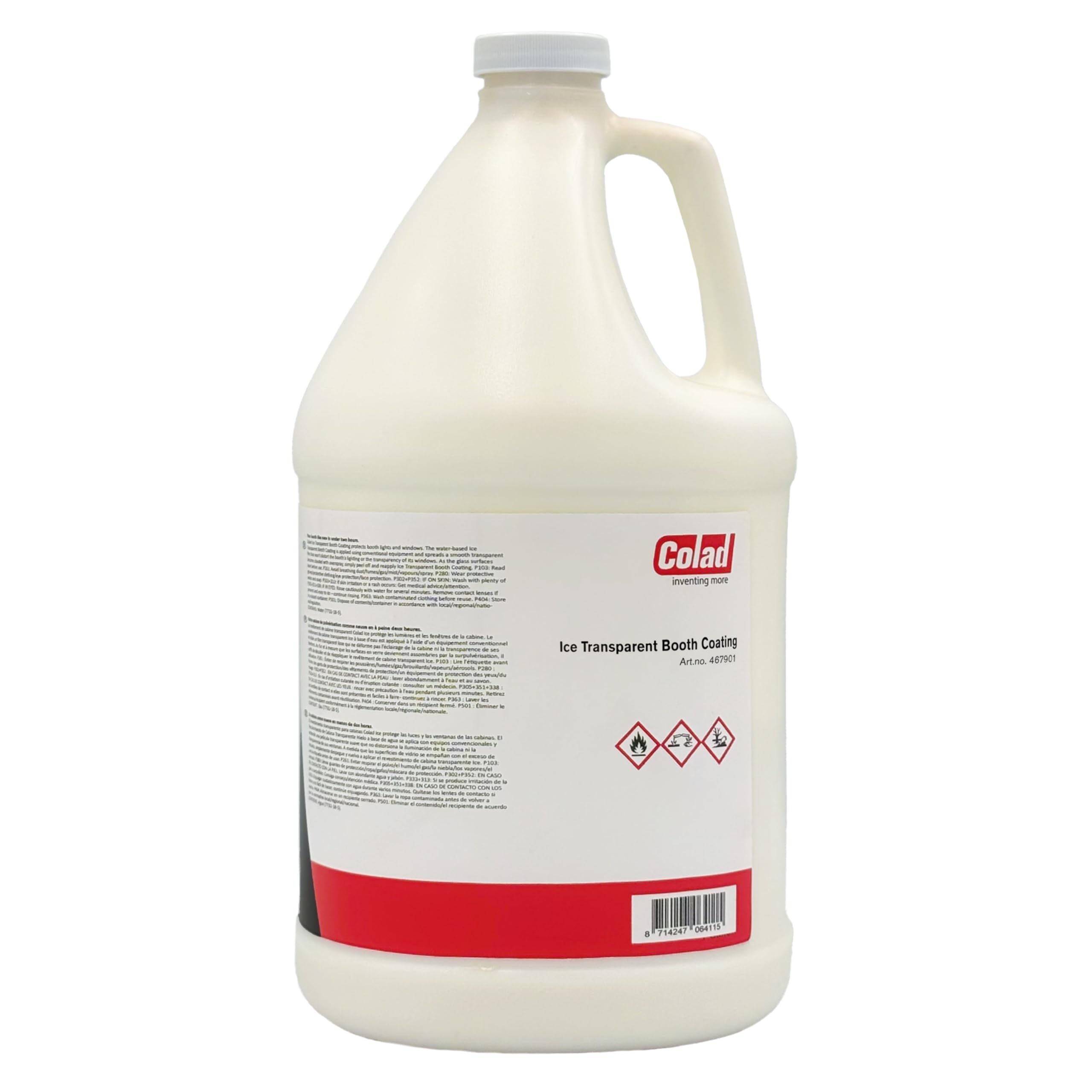 Colad Ice Clear Peelable Automotive Spray Paint Booth Coating - Professional Car Body Repair, DIY Auto Detailing & Custom Paint Projects