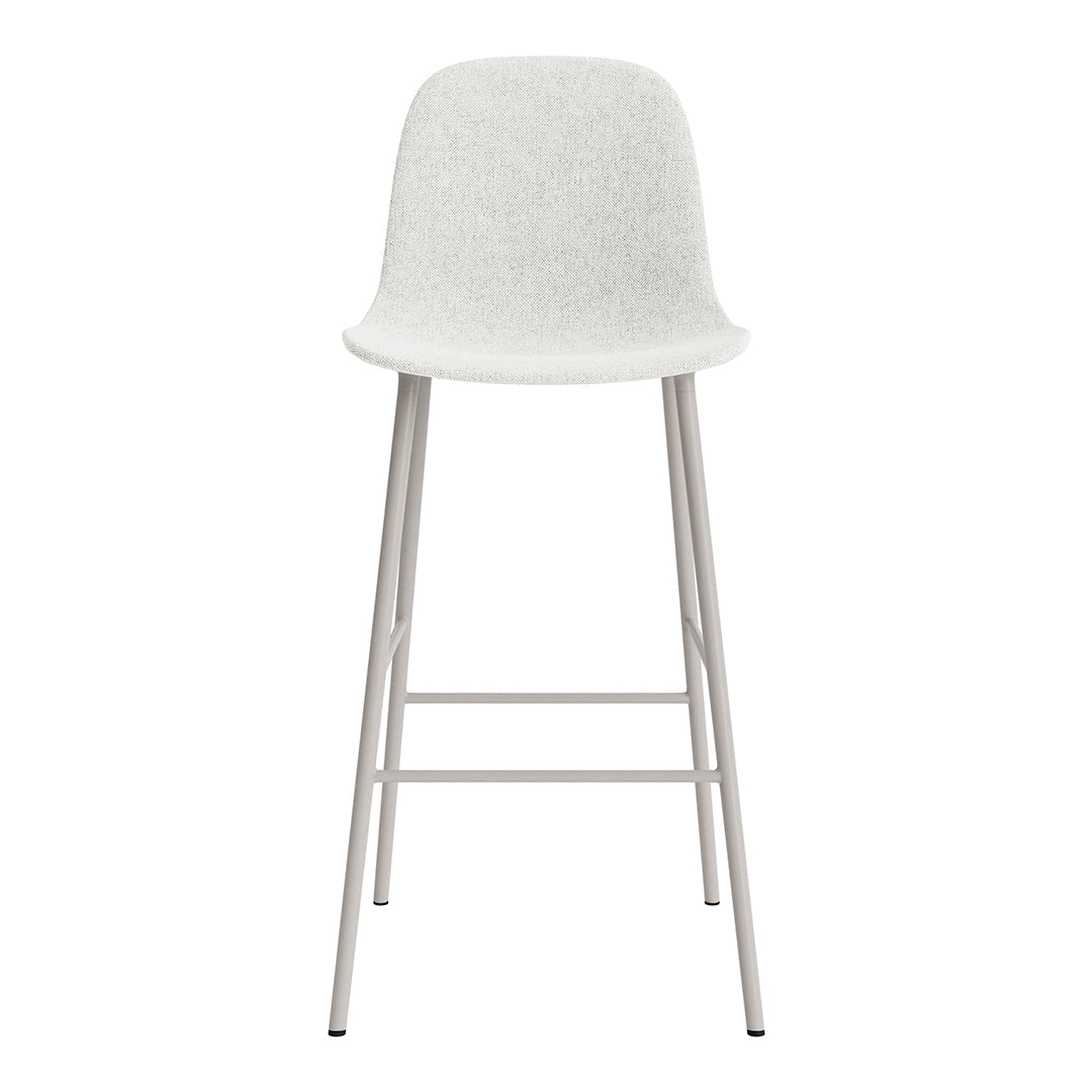 Stylish Form Bar Chair - Fully Upholstered Counter Stool for Kitchen Island, Breakfast Nook & Home Bar - Comfortable Modern Seating for Dining & Entertaining