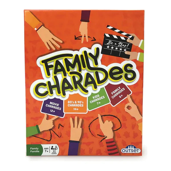 Family Charades Box Set - Fun Board Game for Kids & Adults - Perfect for Game Nights, Parties & Family Gatherings