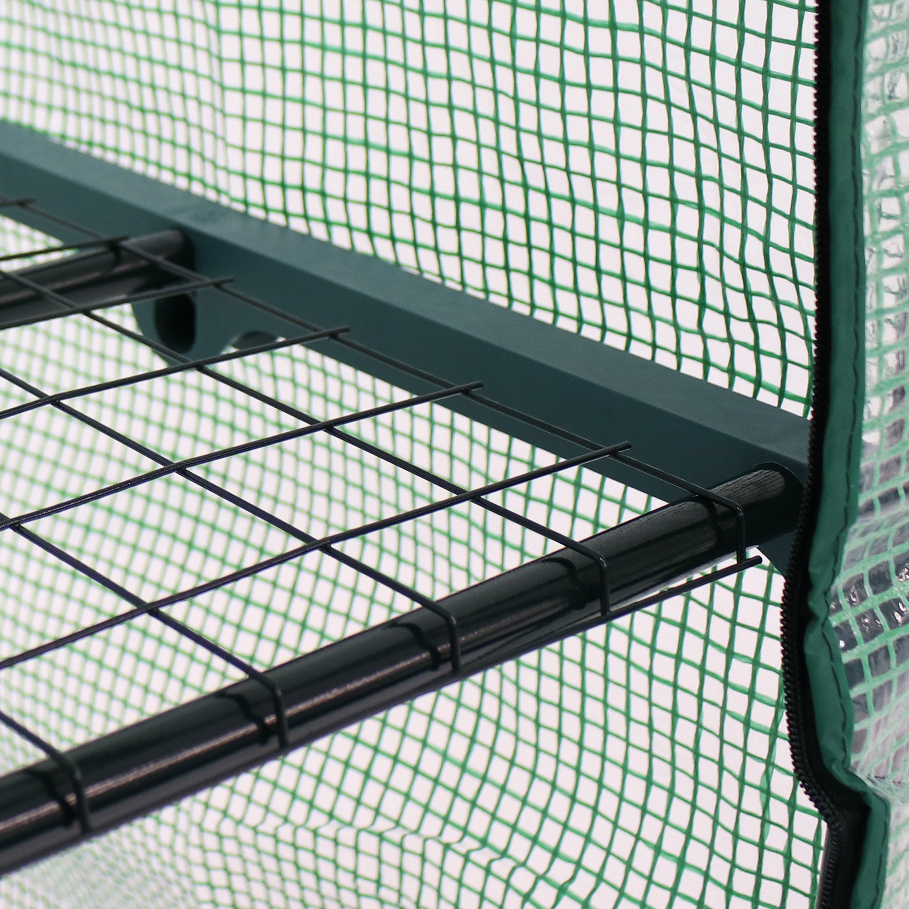 Portable 2-Tier Mini Greenhouse for Outdoors - Compact & Durable Plant Protection - Perfect for Balcony Gardening, Seed Starting & Small Space Plant Growing