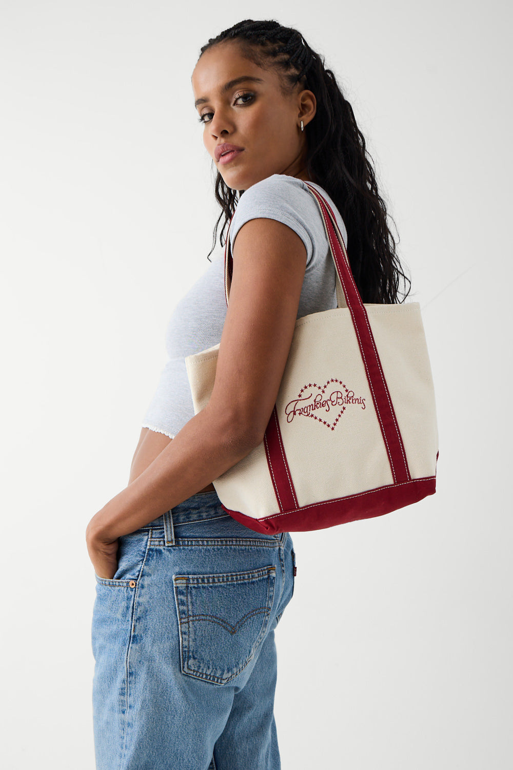 In Your Dream Canvas Tote Bag - Eco-Friendly Cotton Shopping Bag for Women - Perfect for Groceries, Beach Trips & Daily Use