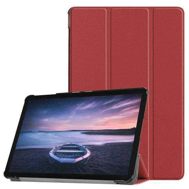 Premium Leather Look Magnetic Cover for Samsung Galaxy Tab S4 10.5 - Slim Protective Case with Auto Wake/Sleep | Perfect for Work, Travel & Home Use