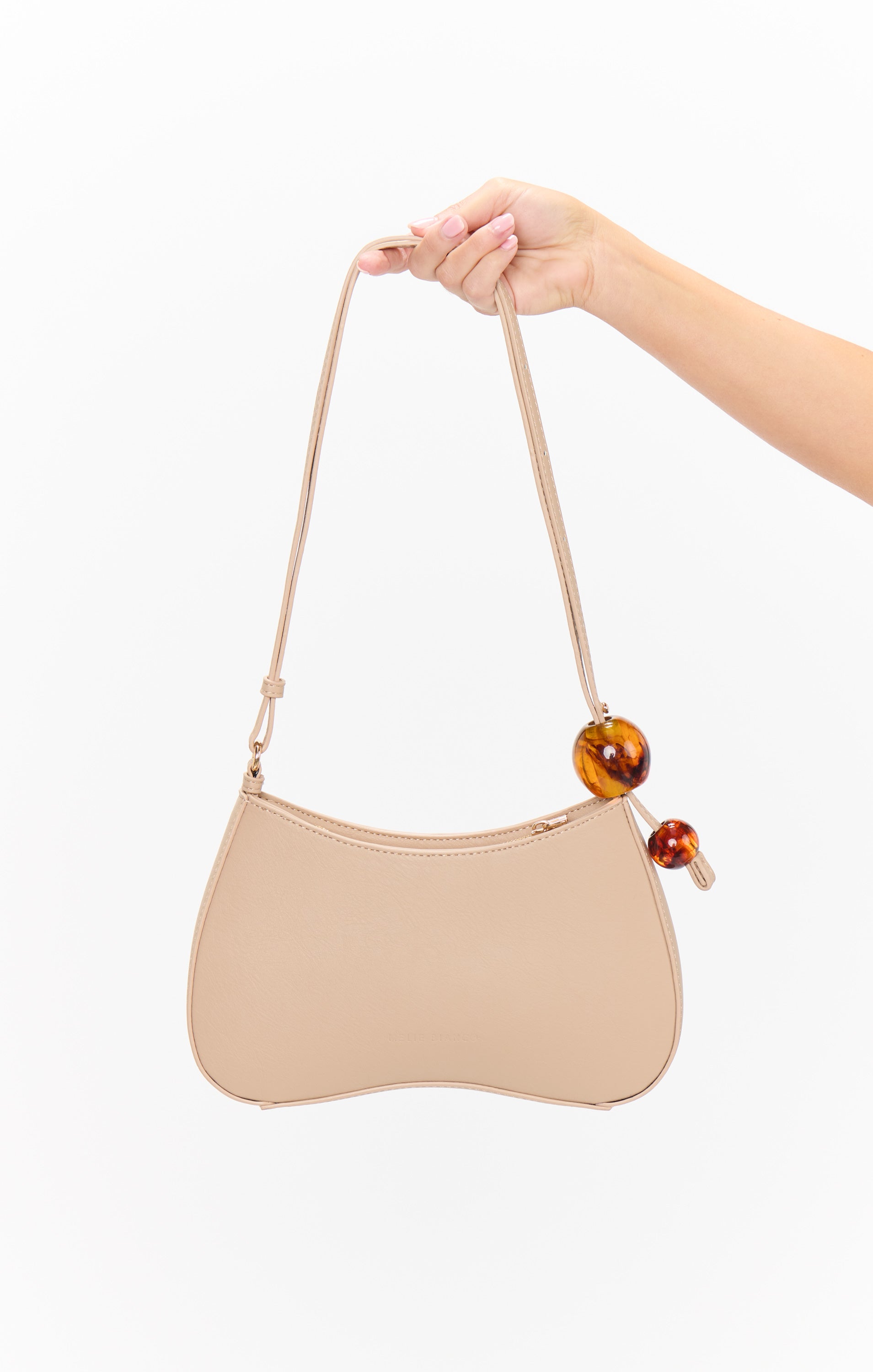 Melie Bianco Pilar Handbag - Genuine Leather Crossbody Purse for Women, Tan | Perfect for Work, Travel & Everyday Use