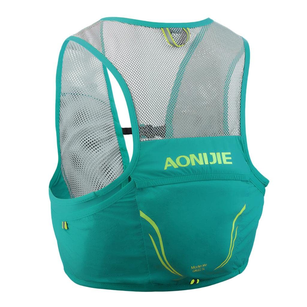 Ubersweet Running Hydration Vest - Green Backpack for Hiking & Marathon