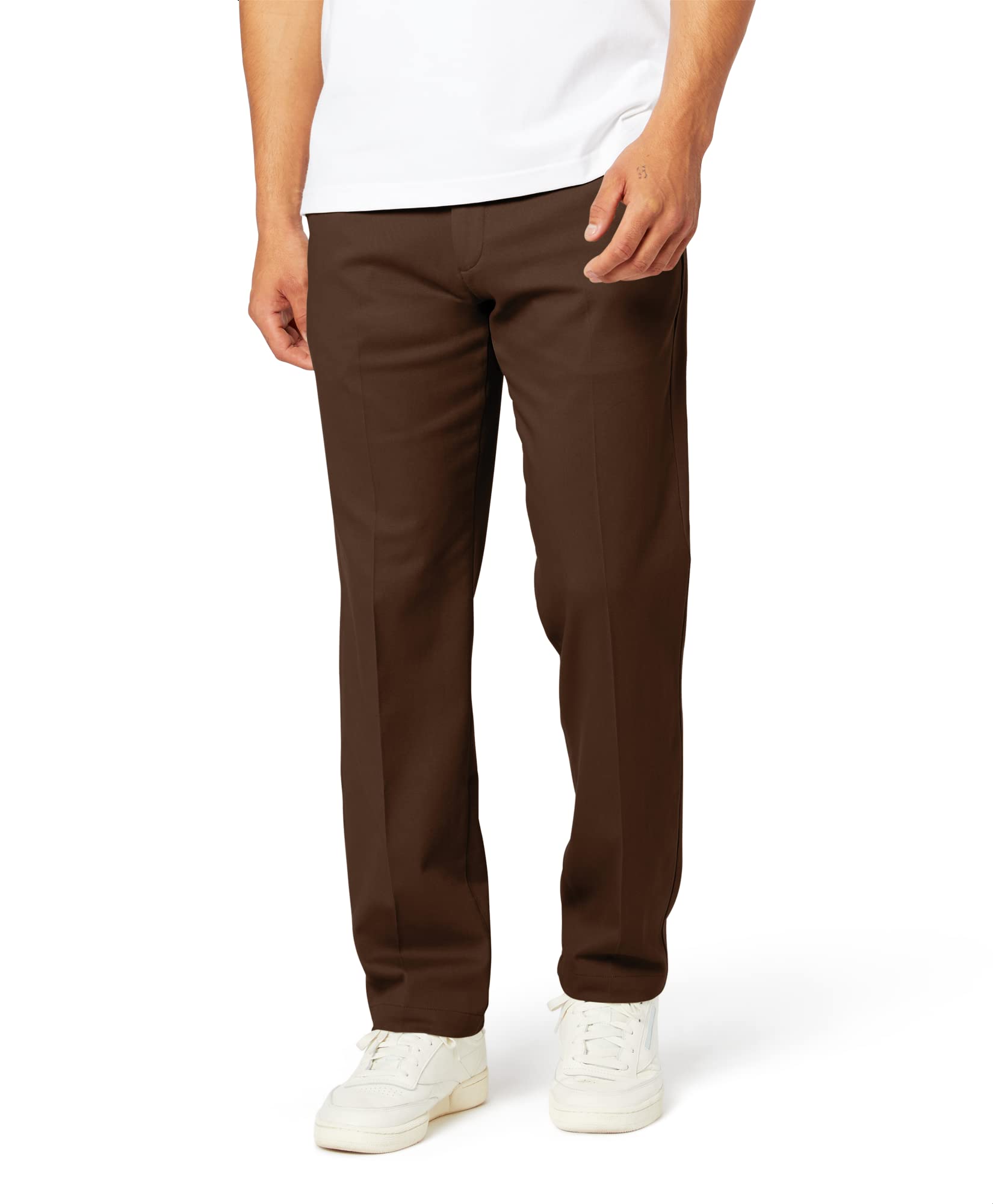 Dockers Men's Straight Fit Easy Khaki Pants - Comfortable Casual Dress Pants for Work, Office & Everyday Wear