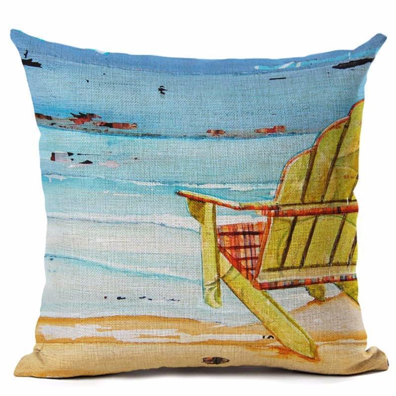 Happy Place Decorative Pillow Cover - Soft & Stylish Home Decor for Living Room, Bedroom, or Couch - Perfect for Cozy Comfort and Aesthetic Appeal