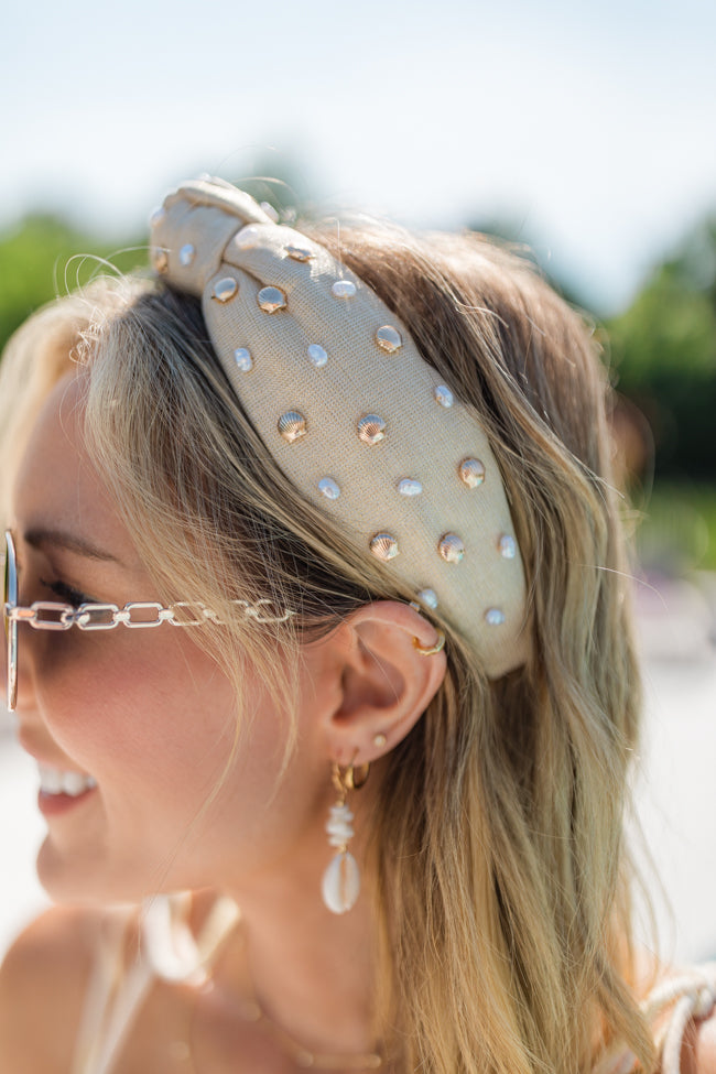 Shell Summer Headband for Women - Breathable & Stylish Hair Accessories - Perfect for Beach, Running, Yoga & Outdoor Activities