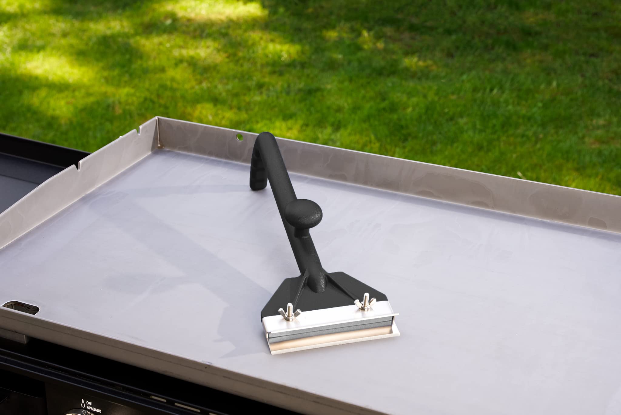 Chef-Master Replacement Blade for Griddle Scraper - Durable Stainless Steel Grill Cleaning Tool - Perfect for BBQ, Griddle Maintenance & Commercial Kitchen Use