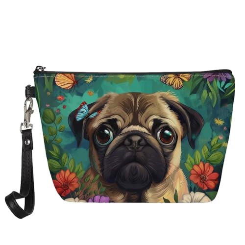 Funny Pug Floral