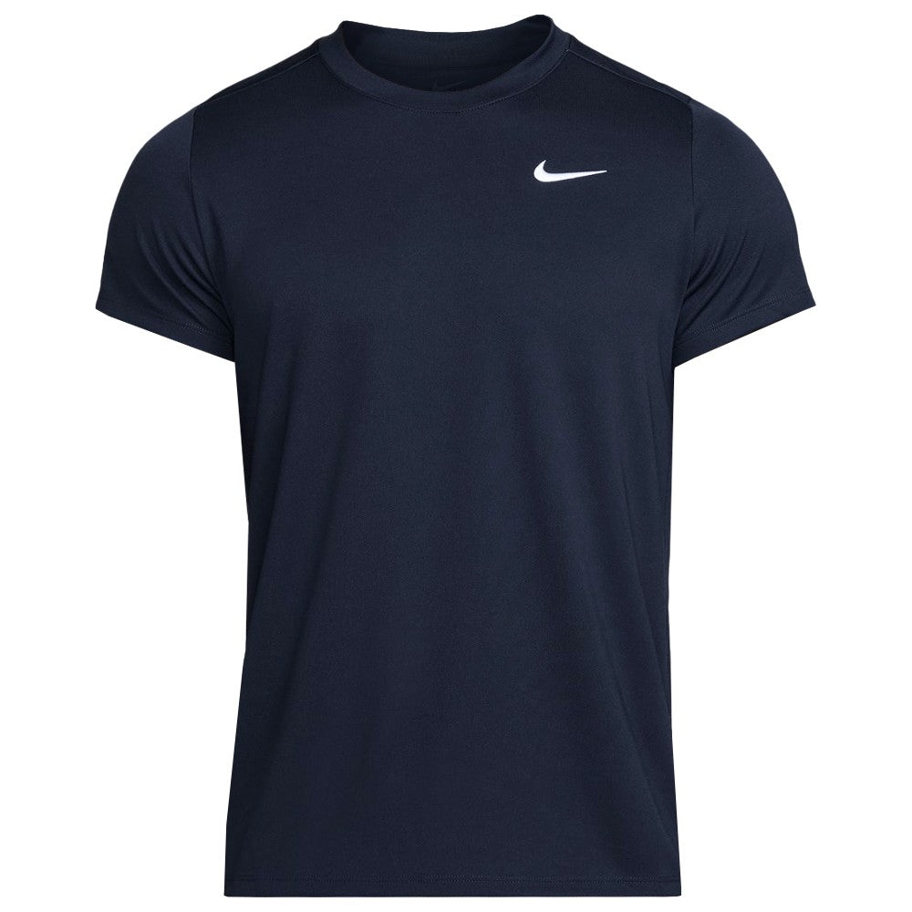 Nike Men's Victory Shirt - Obsidian Blue Performance T-Shirt for Running, Gym & Casual Wear | Moisture-Wicking & Breathable Activewear