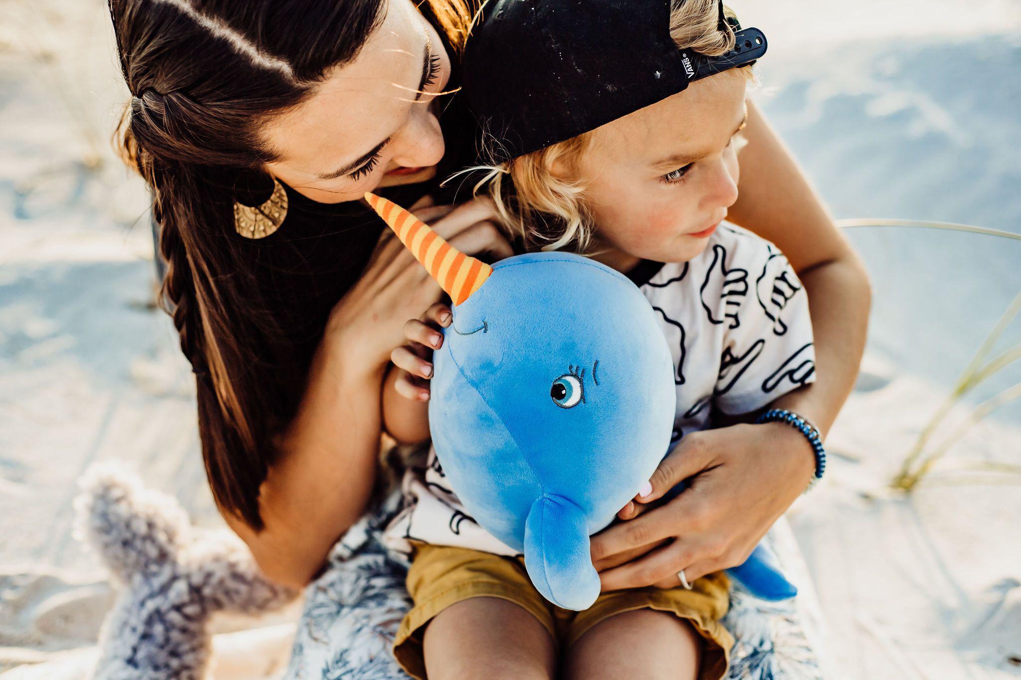Adorable Wally Narwhal Stuffed Animal - Perfect for Kids' Bedrooms, Nursery Decor & Gift Giving