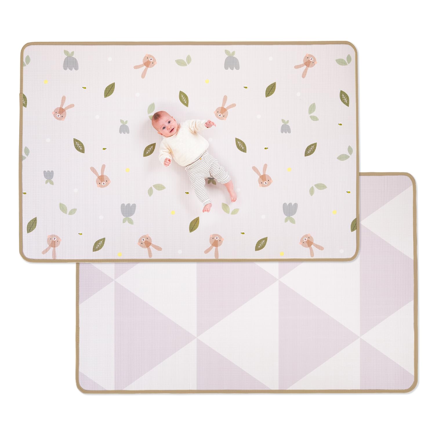 Taf Toys Roll & Play Mat - Soft Baby Playmat for Crawling & Tummy Time - Perfect for Nursery, Daycare & Home Play Areas