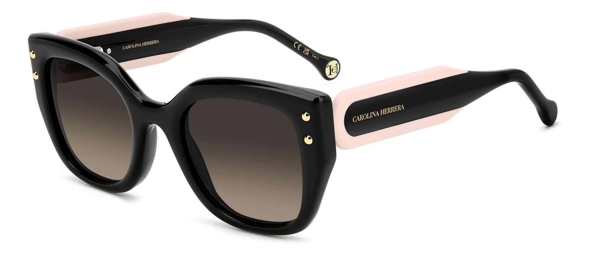 Carolina Herrera HER 0312/S Women's Luxury Sunglasses - UV Protection, Polarized Lenses for Driving, Beach & Outdoor Fashion Accessories