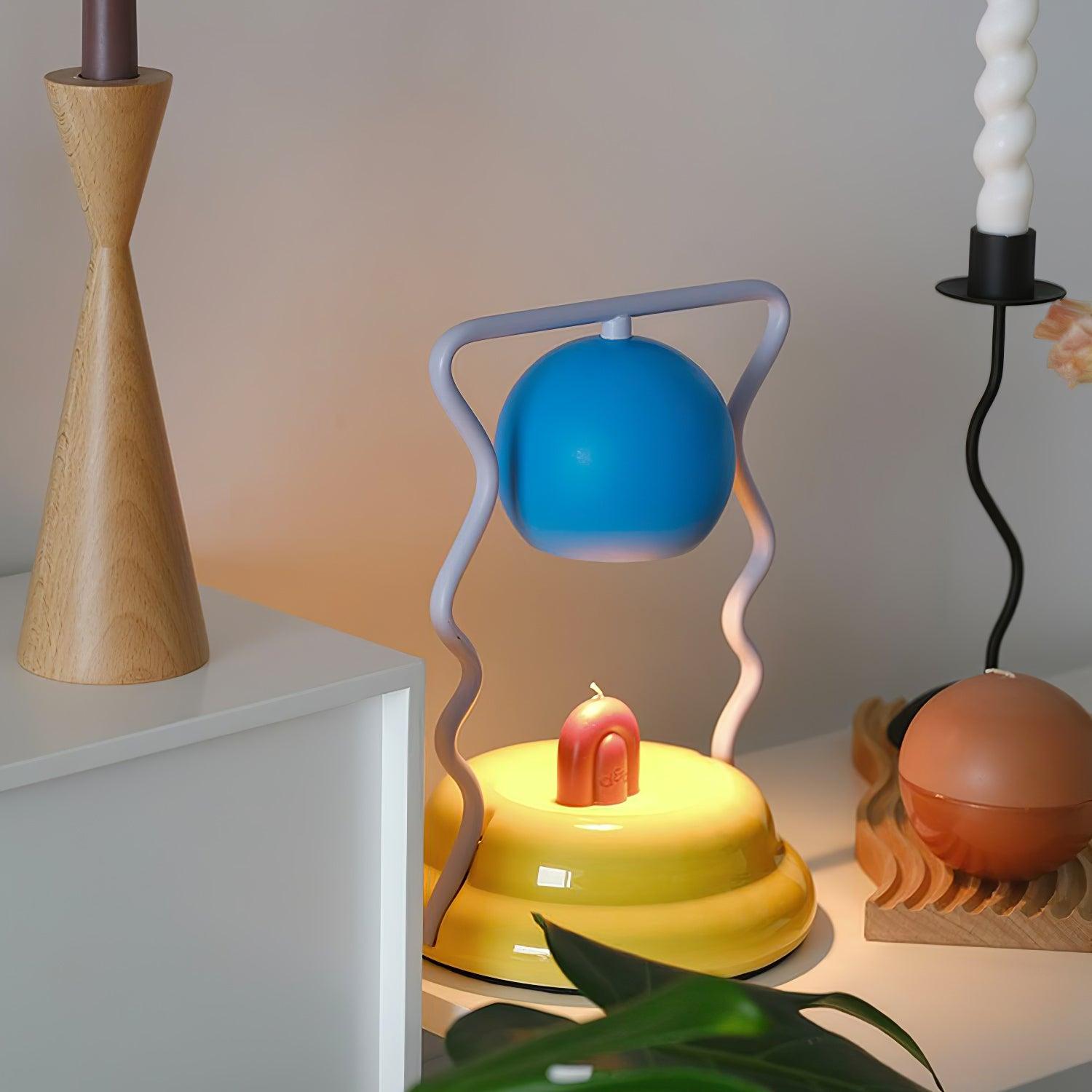 Squiggle Bright Table Lamp - Modern LED Desk Light for Home Office, Bedroom & Study - Perfect for Reading, Working & Decor