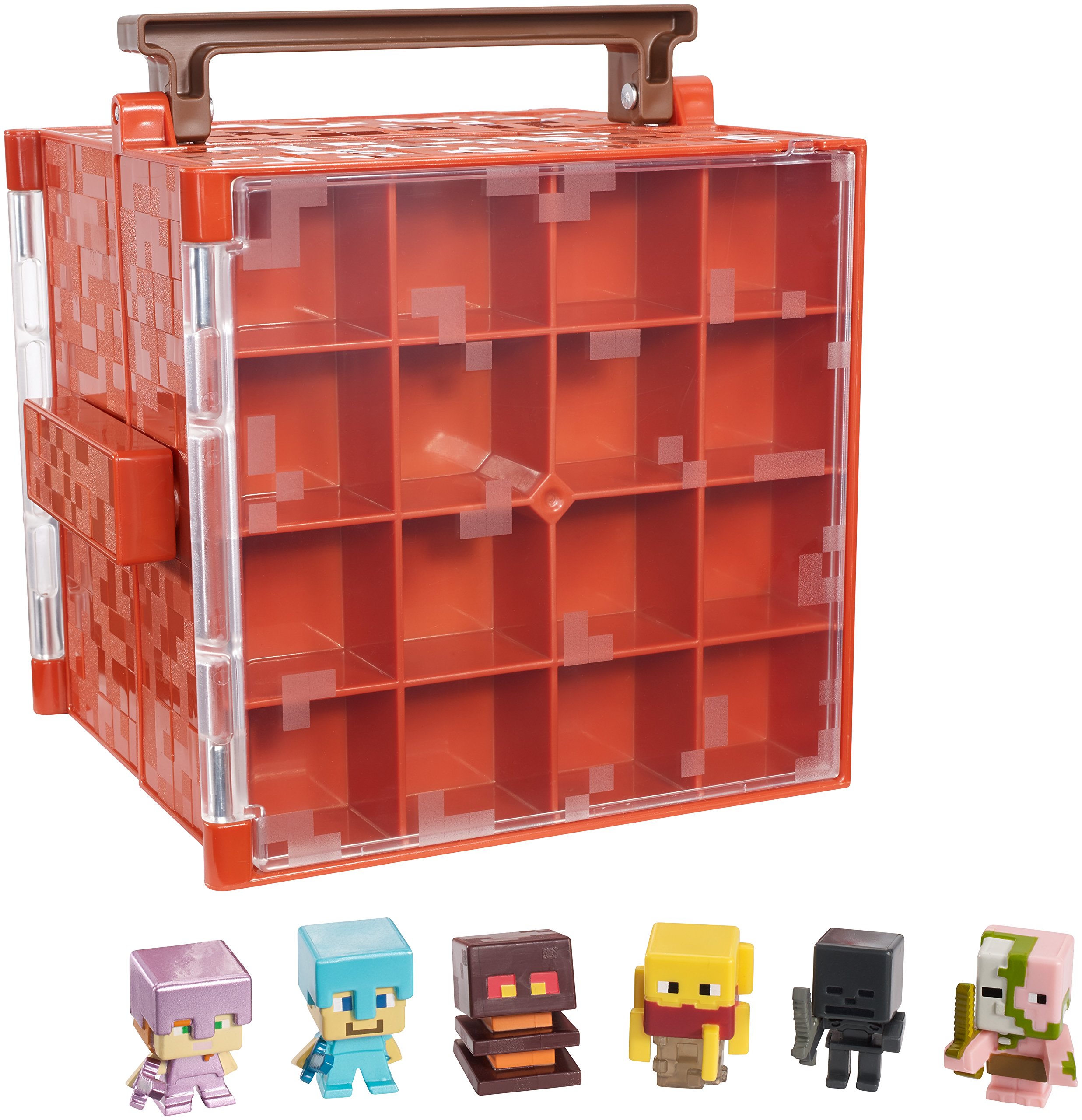 Official Minecraft Mini-Figure Collector Case - Storage Organizer for 50+ Mini Figures | Perfect for Display, Travel & Gaming Accessories Collection