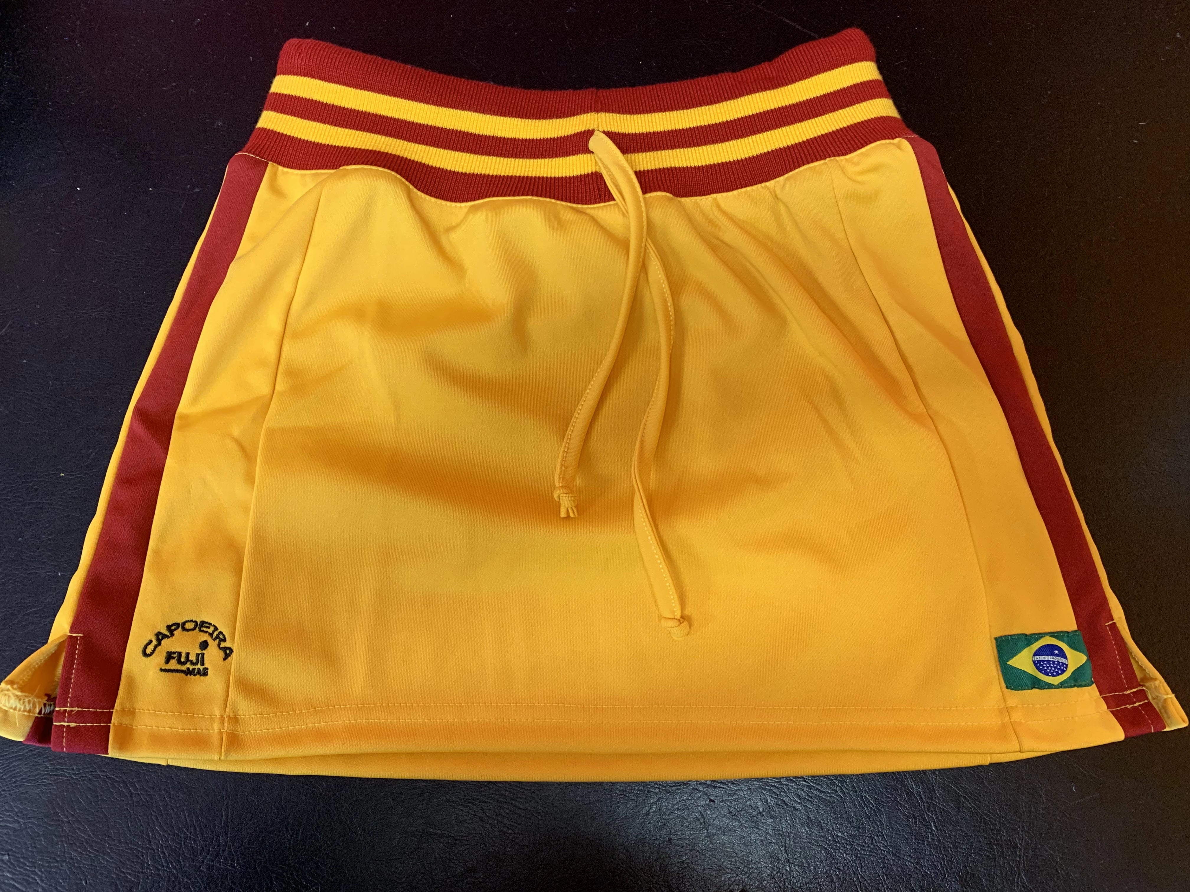Authentic Capoeira Skirt in Yellow - Brazilian Dance Skirt for Women & Men - Perfect for Capoeira, Dance Performances & Cultural Events