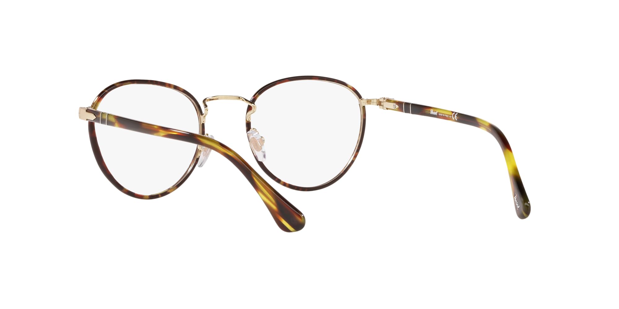 Persol PO2410VJ Round Prescription Eyeglass Frames - Classic Italian Design for Men & Women | Perfect for Reading, Office Work & Fashion Accessories