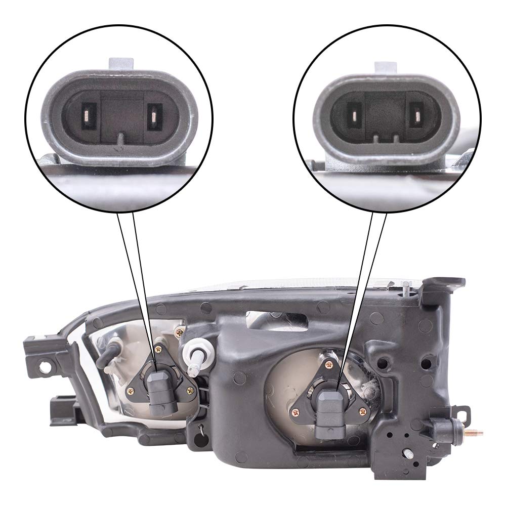 Brock Replacement Driver and Passenger Headlights Compatible with 81150-06011 & 81110-06011 - Perfect for Night Driving & Vehicle Safety Upgrades