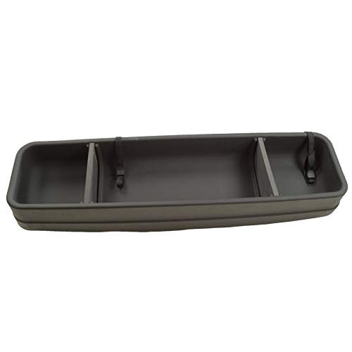 Husky Liners 9241 Gearbox Under Seat Storage Box - Black High-Density Polyethylene & Thermoplastic Elastomer Storage Organizer for Trucks, SUVs & Jeeps | Perfect for Tools, Emergency Kits & Off-Road Gear