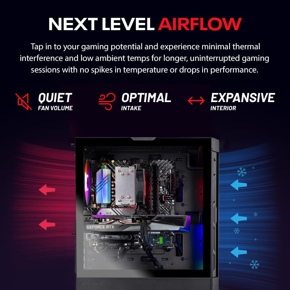 Skytech Blaze4 Mini Gaming PC Desktop - AMD Ryzen 5 5600 (3.5GHz, 4.4GHz Turbo), NVIDIA RTX 4060 8GB GDDR6X, 1TB SSD, 16GB DDR4 3200MHz, 650W Gold PSU, WiFi 6, Windows 11 Home - Perfect for 1080p/1440p Gaming, Streaming & Content Creation