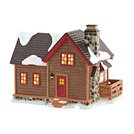 Department 56 Snow Village Moose Licks Snacks Lit Collectible House - Christmas Village Display, Holiday Home Decor for Mantel & Tabletop Scenes