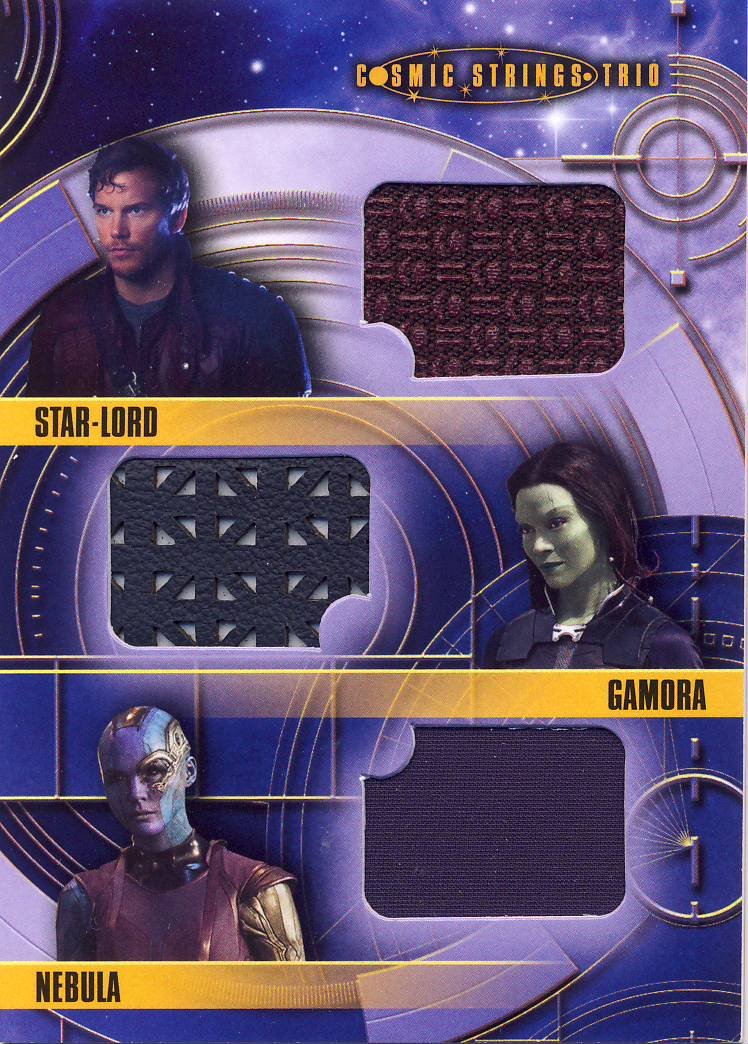 2014 Guardians of the Galaxy Trading Cards - Complete Cosmic Strings Trio CST-15 Set | Marvel Collectible Cards for Fans & Investors | Perfect for Display, Trading, and Comic Con Events