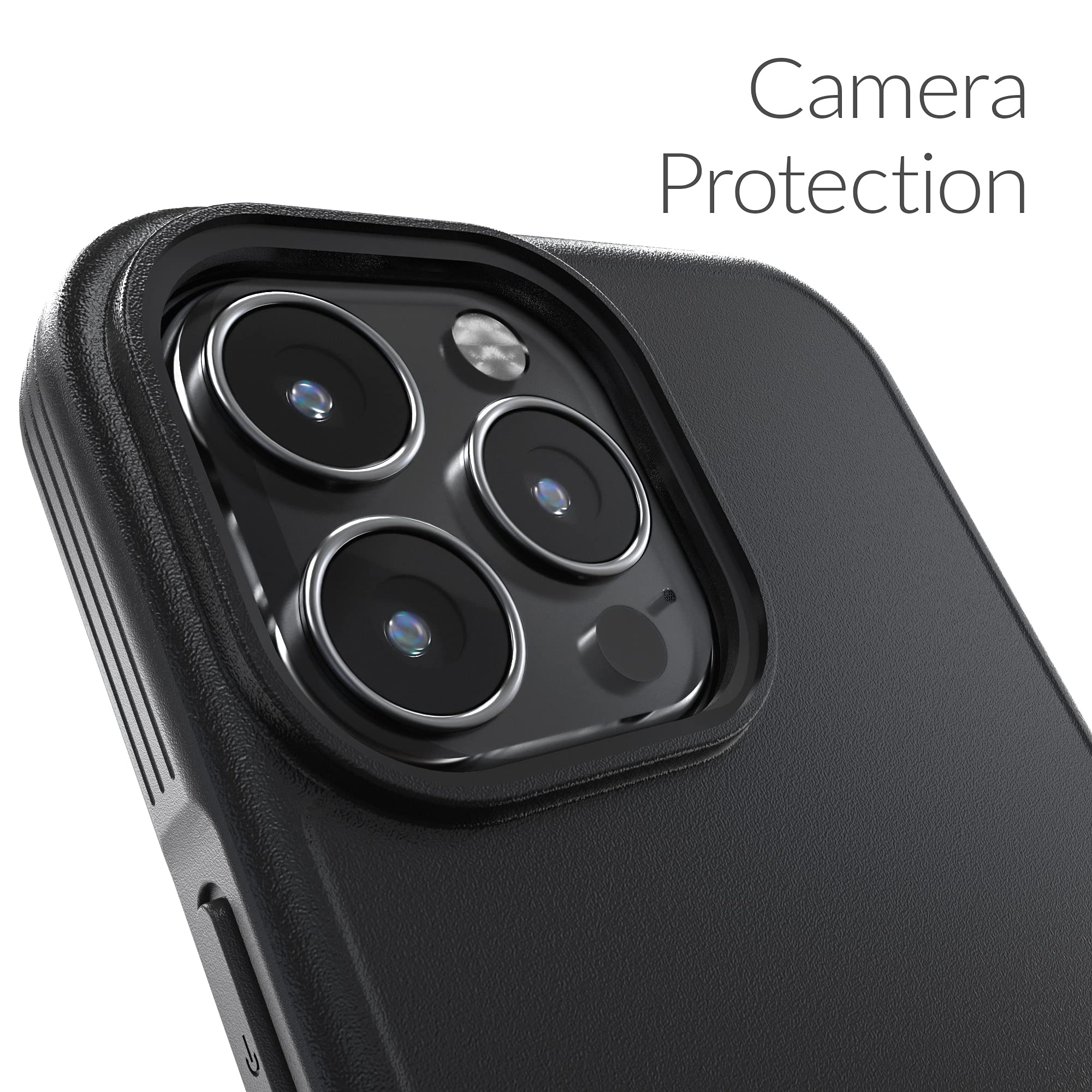 Crave Slim Guard Shockproof Case for iPhone 13 Pro Max (6.7 Inch) - Black | Ultra Thin Protective Cover with Military-Grade Drop Protection | Perfect for Work, Travel & Outdoor Activities