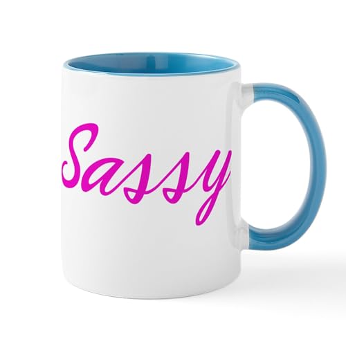 White/Blue Inside - Sassy Mug Mugs