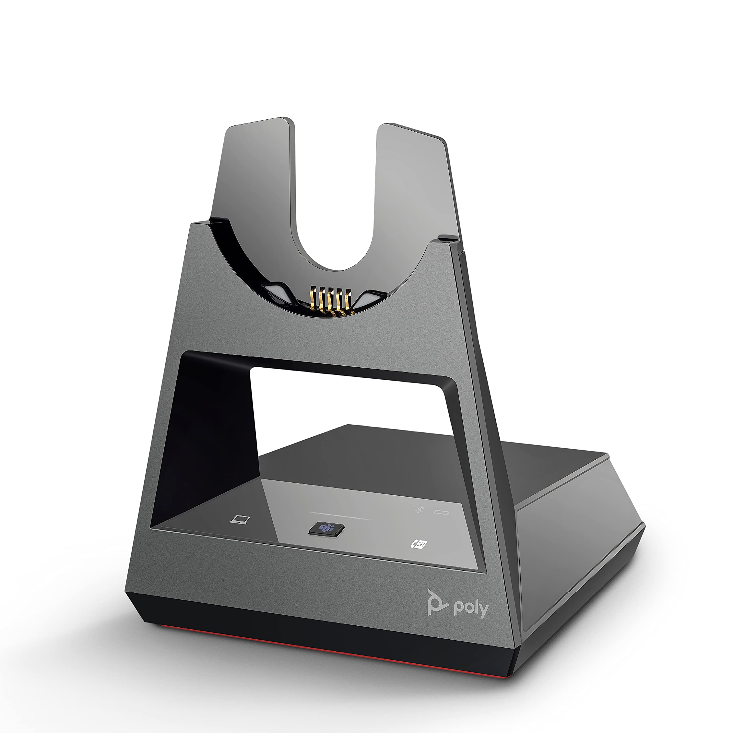Plantronics Voyager Office Base - Compatible with Voyager Focus 2 & 4300 UC Series Headsets (Sold Separately) - USB Deskphone Adapter for PC, Mac, Cell Phone - Microsoft Teams Certified - Perfect for Home Office & Remote Work