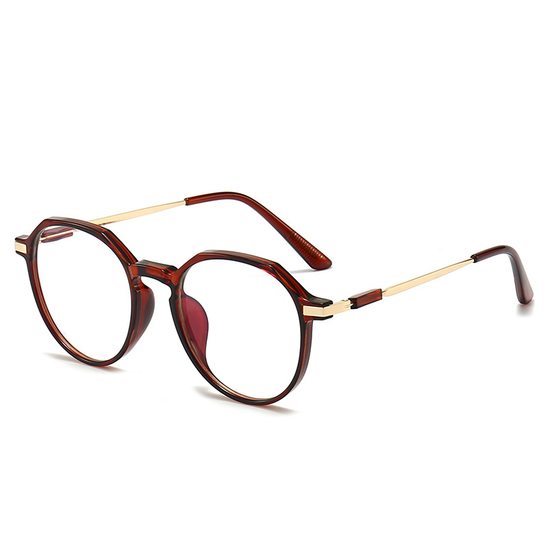 Women's Comfortable Transparent Round Frame Anti Blue Light Reading Glasses - Stylish & Protective for Work, Study & Screen Time