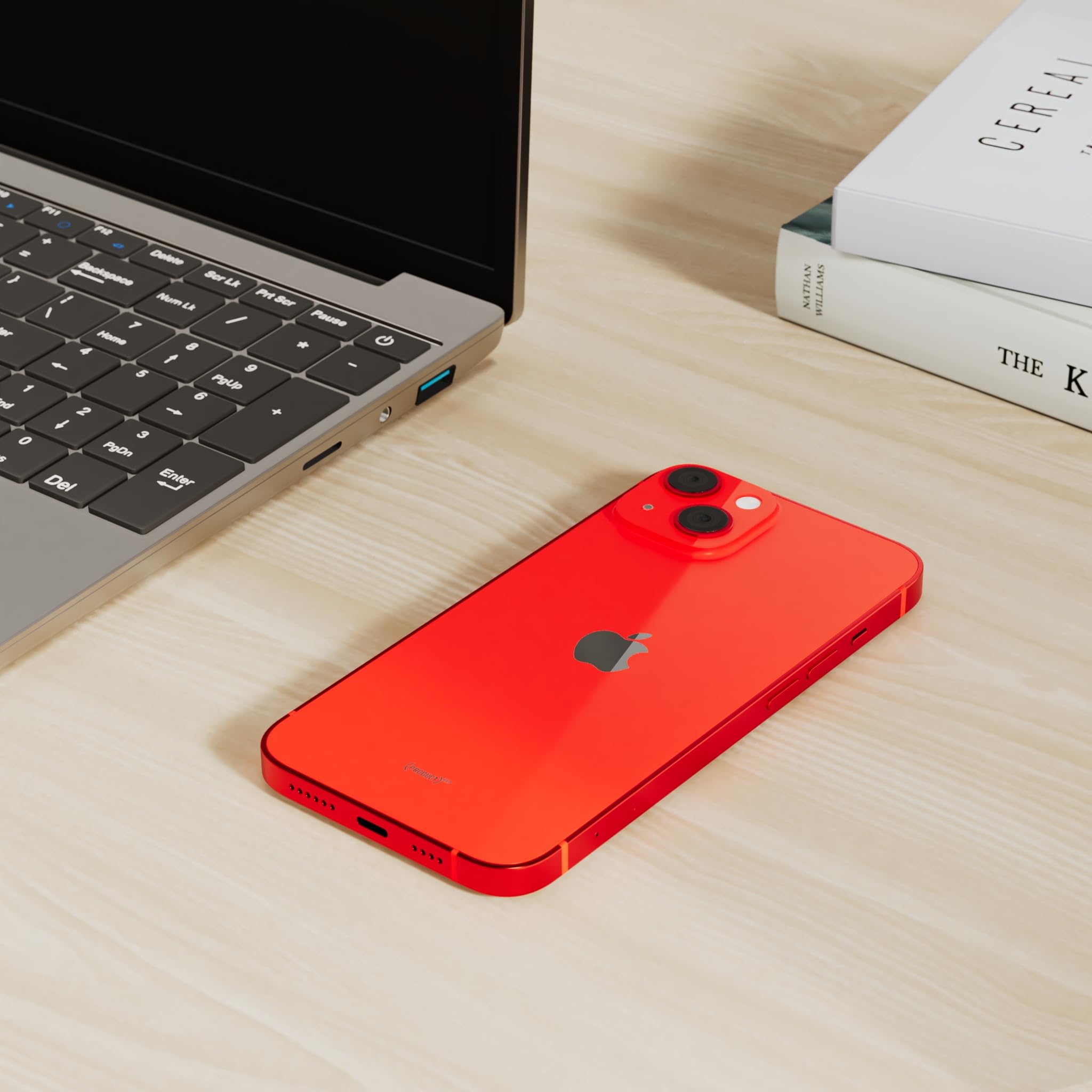 Apple iPhone 14 Plus 128GB (PRODUCT)Red - AT&T Certified Renewed Smartphone | Perfect for Work, Travel & Everyday Use
